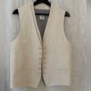 Murano Baird McNutt Linen Men Vest